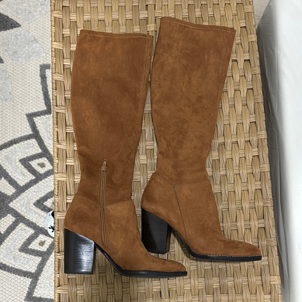 Marc Fischer Brown Suede Knee-High Boots